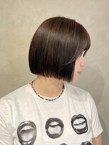 ニコ トウキョウ ヨコハマ(nico)&nbsp;顔まわりカット/切りっぱなし/ミディアム/切りっぱなし／ボブ