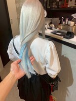 ペレ 原宿(PELE)&nbsp;ダブルカラー/ケアブリーチ/羽エクステ/原宿