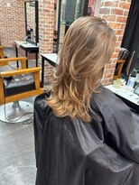 リンク(LinK) レイヤーカット×バレイヤージュ