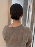 柔らかい質感のカチモリヘアアレンジ