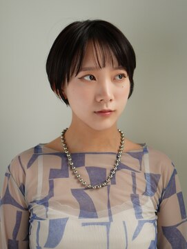 インセプション 銀座(INCEPTION) 前下がりショート・ボブ/絶壁解消/前髪あり/20代/30代/内巻き