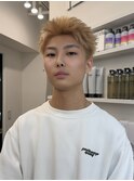 MEN’S/リバースセンターパート/ニュアンスパーマ/渋谷