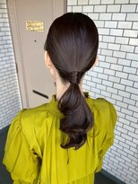 フェリーチェ 六本木店(Felice)&nbsp;ローポニー　タイトポニー　結婚式ヘアセット　参列