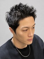 ノイセルヘアー(Noisyle Men's hair) リバースセンターパート/ニュアンスパーマ/ダウンバング/MEN'S