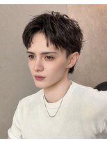 サンドナル メンズ 鹿児島天文館(sand NALU men's)&nbsp;ニュアンスウルフ/ダウンバング/スペインカール[鹿児島天文館]