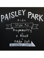 ペイズリーパーク(Paisley Park) #21 アシメ×2ブロック×フェードカット