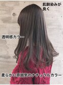 20代30代ダークグレージュ透明感♪大人可愛いフェミニンスタイル