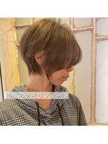 髪質改善と縮毛矯正の専門店 サンティエ(scintiller)&nbsp;大人可愛い　小顔ナチュラルショートボブ30代40代50代