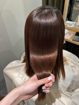 ムーン(moon) #似合わせカット #アースカラー #くびれヘア #デザインカラー