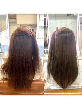 アメリア(ameria) 40代50代☆エイジング毛にも髪質改善ストレートで艶髪ロング