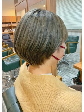 ビーチ ヘア メイク 綱島店(BEACH hair make) ハイトーン☆丸みショート