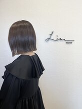 リム(Lim) 切りっぱなしボブ　シナモンベージュ