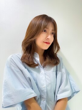 ロンド パルティール 大宮(Lond partir) グレージュカラーくびれミディアム