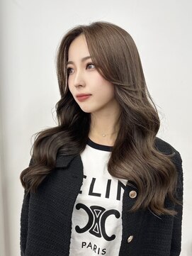 ピープスアンドスー 表参道 渋谷(Peeps&Suu.) 透明感ダークグレージュワンホンヘア髪質改善オルチャンヘア