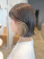 アイティー バイ アルバム 中野店(IT by ALBUM) ニュアンスカラーフレンチカジュアルカーキベージュ_ba483171