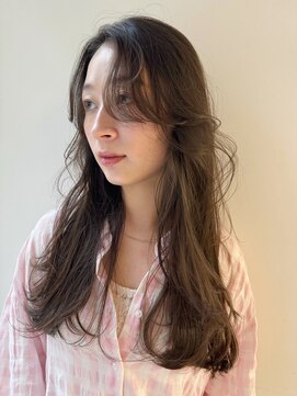 ブリンク(blink) レイヤーロングベージュブラウンこっくりブラウンブリーチなし