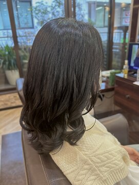 キャラ 池袋本店(CHARA) ロングヘアからガラッとイメチェンパーマ！【貴也/池袋パーマ】