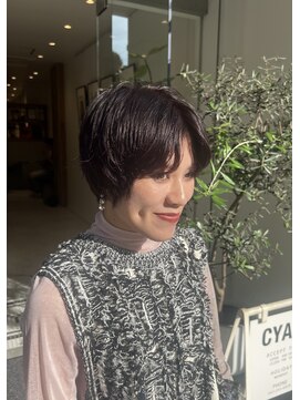 シアン 矢場町店(CYAN.) ゆるふわパーマ×深みパープルカラー