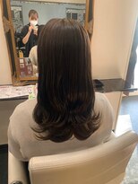 アイズ 渋沢(AIZU)&nbsp;レイヤーカット　ナチュラルブラウン