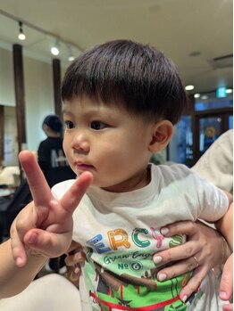 アン ブリーチ(UN BLEACH)の写真/キッズカットが得意なママさんスタイリスト在籍♪美容室が苦手なお子さんも安心して通える◎