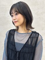 ロンドアリシア 金山(Lond Alexia) 外ハネボブ/切りっぱなし/ブリーチなしWカラー/縮毛矯正5130