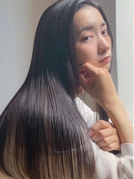 アヴァンス 難波店(AVANCE.)の写真/【なんば駅直結】髪質改善ストレートでダメージレスにお悩み解消!コスメ系薬剤&ヒアルロン酸配合で潤いUP♪