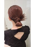 カチモリヘア/結婚式/ヘアセット/結婚式お呼ばれ/ヘアアレンジ
