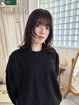 ロマーリ 岡山店(LOMARLIE) 顔まわりレイヤー_ウルフカット_カジュアルレイヤー