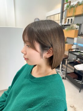アルブル ヘアー デザイン(arbre hair design) 重すぎない切りっぱなしボブ