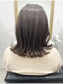 鎖骨ライン☆切りっぱなしロブ
