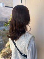 穀雨(Kokuu)&nbsp;大人シアーベージュミニウルフボブミディアムレイヤー