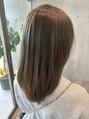 ラフィス ヘアー エラン 東尾道店(La fith hair elan) 赤みを極力抑えたオリーブカラー