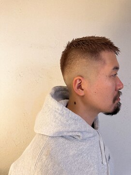 ヘアサロン エフ 渋谷(F) ハイフェード×ダブルカラー