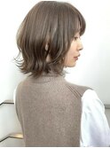 マッシュウルフ_くびれミディラベンダーカラーベージュカラー
