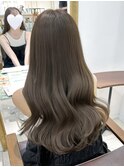 アッシュベージュ  オリーブベージュ  透明感カラー