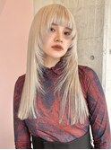 【Haco＋】Ibuki_ホワイトブロンド_ブリーチ