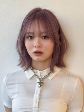 ロンドブルーム 天神大名店(Lond Bloom) 10代20代30代韓国ボブ髪質改善切りっぱなしボブ似合わせカットあ