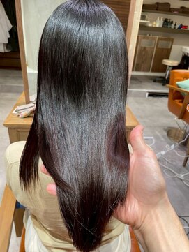 エミュー 大船店(emue) 大船オリーブベージュグレージュ髪質改善カラーブラウンカラー◆