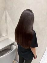 キング 梅田店(K!ng) ハイライトカラーミルクティーベージュレイヤーカット