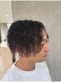ツイストスパイラルパーマシャドウパーマニュアンスパーマ眉毛