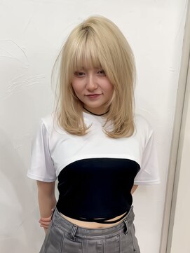 ジュイル シブヤ(JEWIL SHIBUYA) 初カラーでおすすめ！？抜きっぱなしブロンドカラー