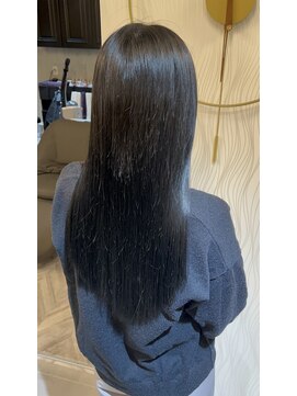 ショートからシールエクステでロングに80本