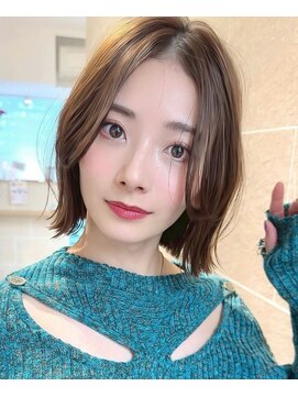サンドパールス 仙台店(sand PALCE) 髪質改善/大人ガーリー/似合わせカット/ショートボブ前髪/仙台