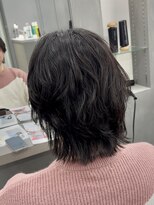 オーバルバイアピッシュ(OVARL by apish)&nbsp;フェザーパーマシャドウパーマニュアンスパーマサーフカール原宿