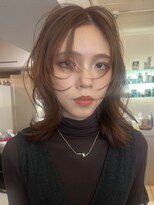 サロン ド ビカ(Salon de bika)&nbsp;コーラルピンク×顔まわりレイヤー