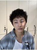 men"s/メンズ/フェザーパーマ/シャドウパーマ/韓国ヘア0123