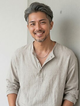 リリアーナ(LILIANA) ニュアンスパーマ 大人メンズ サーフパーマ かき上げパーマ