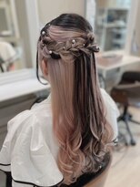 ヘアセットサロン ミント(Hair set salon MINT)&nbsp;編み込みハーフアップ☆