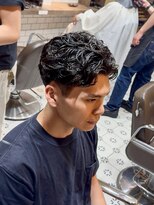 グルーマーズトウキョウ(GROOMER/S TOKYO) men's/メンズ/リバースセンターパート/ニュアンスパーマ/神保町