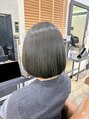 ウェルズグランデ 天理店(Well's GRANDE) 透明感オリーブボブ